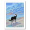 Boder Collie At Sunset by Mary Kemp Frame  - Americanflat